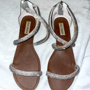 Steve Madden rhinestone sandals size 8